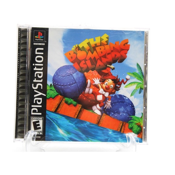 PS1 The Bombing Islands (Sony PlayStation 1, 2001) Complete w/ Manual - Picture 2 of 7